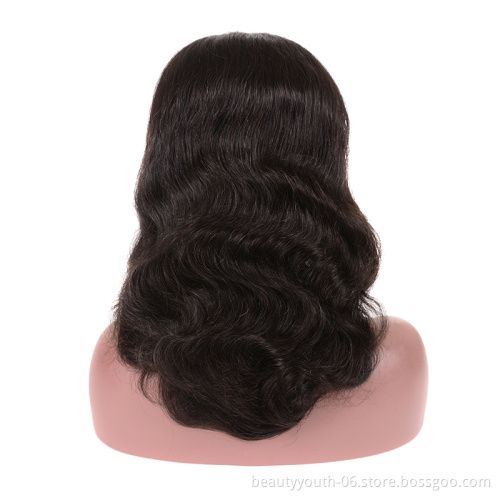 Best quality unprocessed Brazilian 100% virgin full lace human hair wig
